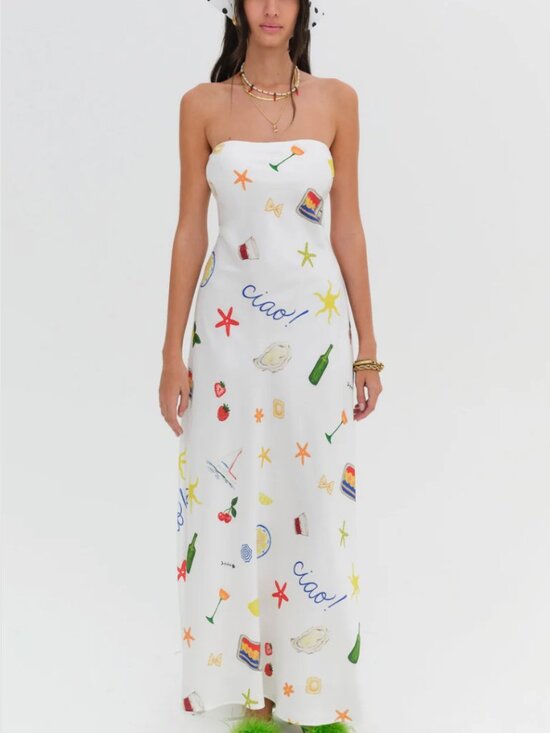 For Love And Lemons Dresses & Skirts - ☀️ For Love & Lemons "Carla" Strapless Maxi Dress ☀️